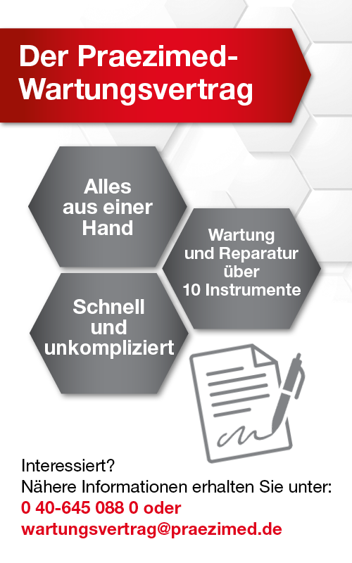 Praezimed Service GmbH - Aktion Wartungsvertrag